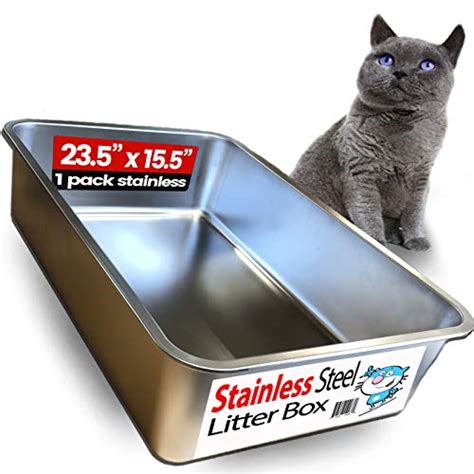 benefit of stainless steel litter box|stainless steel corner litter box.